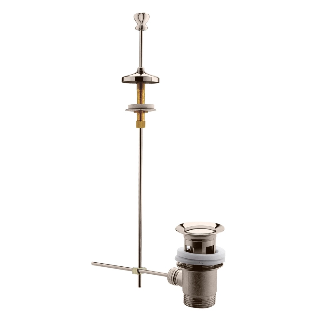 BC Designs Nickel Traditional Pop Up Waste Cut Out